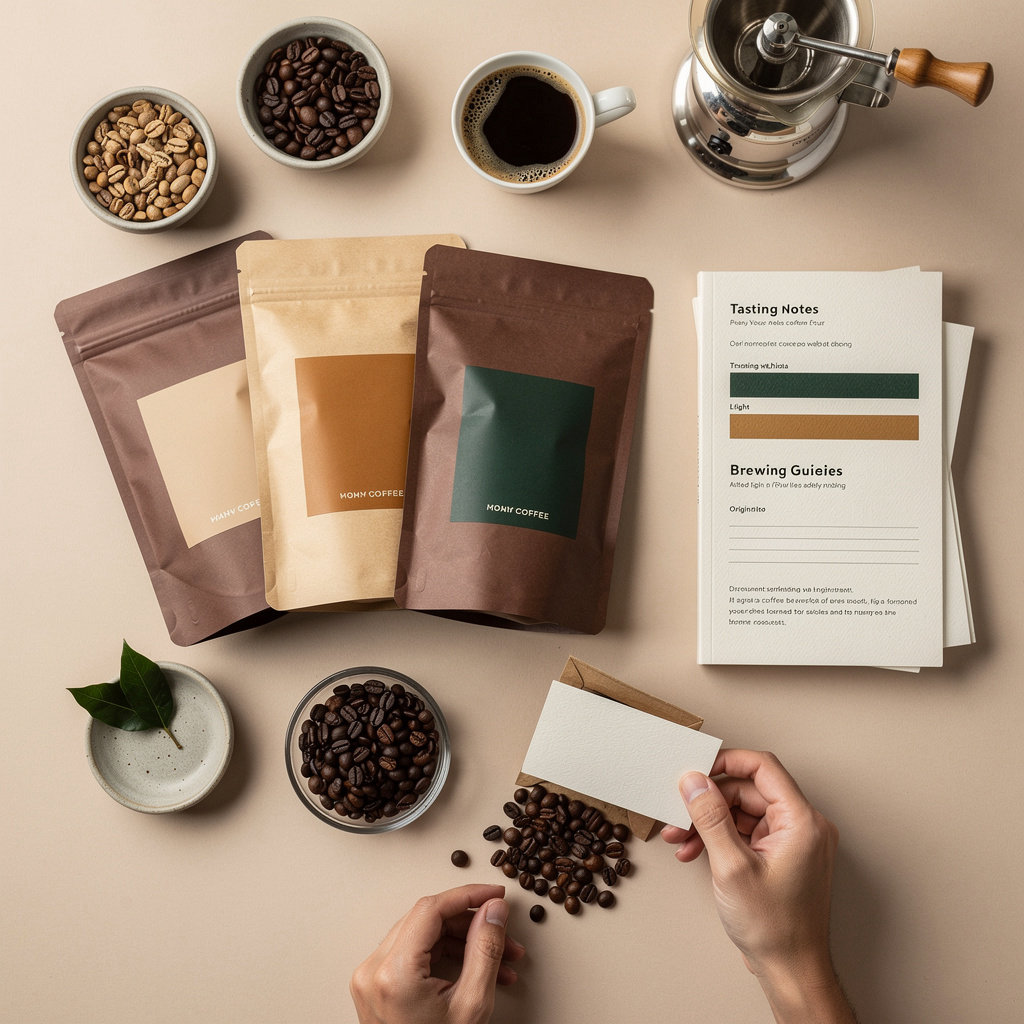 Cool Beans Coffee monthly subscription box with single-origin beans, tasting notes, and brewing guides