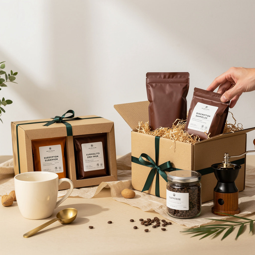 Cool Beans Coffee gift sets and curated bundles beautifully packaged for gifting
